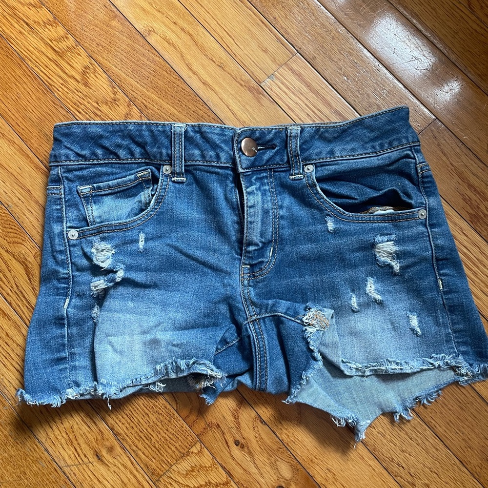 American Eagle Midi Jean Shorts